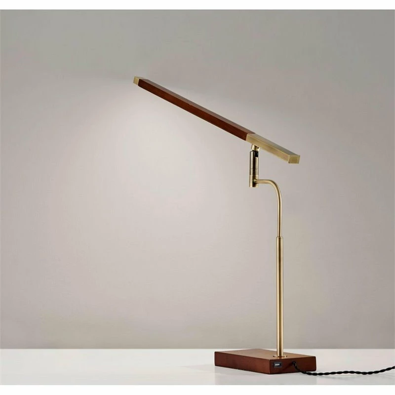 Best Sale โจ Adesso Home Barrett Wood LED Desk Lamp In Walnut ๐ 7 Best Sale โจ Adesso Home Barrett Wood LED Desk Lamp In Walnut ๐ - Image 5