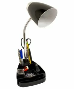 Promo 🎉 All The Rages Inc. Limelights Gooseneck Organizer Desk Lamp With Black Finish LD1002-BLK 🔔 -Adesso Sales Store 75c162f600a7fcb5 4679 w800 h800 b1 p0