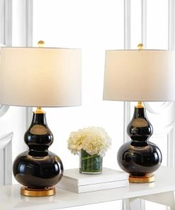 Best deal ๐ Safavieh Karlen Table Lamp (Set Of 2) - Black, Gold Leaf ๐ 9 Best deal ๐ Safavieh Karlen Table Lamp (Set Of 2) - Black, Gold Leaf ๐ -Adesso Sales Store 76e107640dfc0cf9 8195 w800 h800 b0 p0