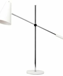 Best deal 🔔 Nuevo Tivat White Metal Table Lighting 💯