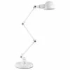 Wholesale 👏 American Home Classic Molly 1-Light Handmade Modern Metal Table Lamp In White 🧨