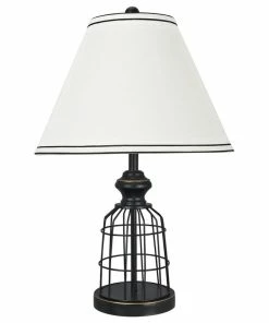 Cheap 😀 Aspen Creative Corporation 40140-02, Set Of 2 Set, 22" High Metal Wire Table Lamp, Matte Black Finish 🛒 -Adesso Sales Store 7c41969a0bd0e18c 2713 w800 h800 b1 p0
