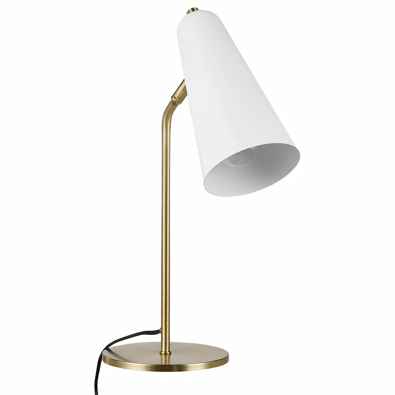 Brand new โญ Globe Electric Aemilia 18" Matte Brass Desk Lamp With Matte White Shade ๐ 3 Brand new โญ Globe Electric Aemilia 18" Matte Brass Desk Lamp With Matte White Shade ๐