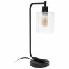 Hot Sale 🌟 Lalia Home Modern Iron Desk Lamp With USB Port And Glass Shade - Black 🎉 -Adesso Sales Store 7c71011f021ca311 4541 w800 h800 b1 p0
