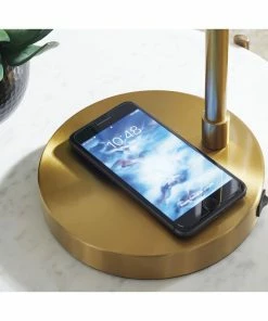 Best reviews of 🔔 Ashley Furniture Industries Abanson Contemporary Amber/Gold Finish Metal Desk Lamp 🌟 -Adesso Sales Store 7e6182fd0f4437b7 8393 w800 h800 b0 p0