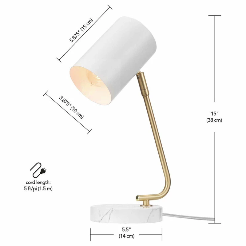 Best reviews of 🎉 Globe Electric Novogratz X Globe 15" Athena White Desk Lamp ⭐ 9 Best reviews of 🎉 Globe Electric Novogratz X Globe 15" Athena White Desk Lamp ⭐ - Image 7