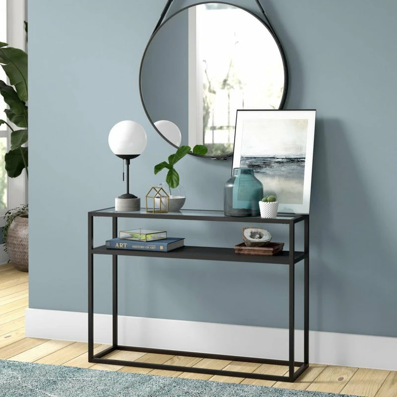 Wholesale 🛒 Hudson&Canal Reagan 17.75 Tall Table Lamp With Glass Shade In Black/White Milk ❤️ 5 Wholesale 🛒 Hudson&Canal Reagan 17.75 Tall Table Lamp With Glass Shade In Black/White Milk ❤️ - Image 3