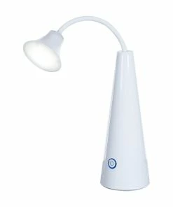 Budget โ๏ธ Trademark Lavish Home Contemporary LED Gooseneck Desk Lamp, White ๐ฏ