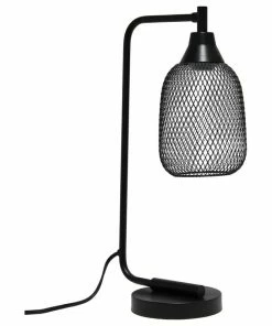 Best deal 🤩 All The Rages Inc. Contemporary Home Office Metal Mesh Wire Shade Desk Lamp In Matte Black Finish 🤩 -Adesso Sales Store 890161ae0fcdd539 9754 w800 h800 b1 p0