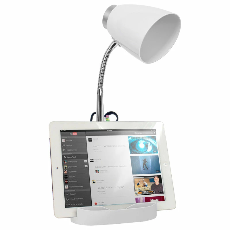 Cheapest ๐ All The Rages Inc. Limelights Gooseneck Organizer Desk Lamp With White Finish LD1002-WHT ๐ฅฐ 7 Cheapest ๐ All The Rages Inc. Limelights Gooseneck Organizer Desk Lamp With White Finish LD1002-WHT ๐ฅฐ - Image 5