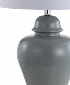 Flash Sale ⭐ JONATHAN Y Winnie 27" Ceramic Urn LED Table Lamp, Set Of 2, Gray ❤️ -Adesso Sales Store 93e1f432037d4825 5214 w800 h800 b0 p0