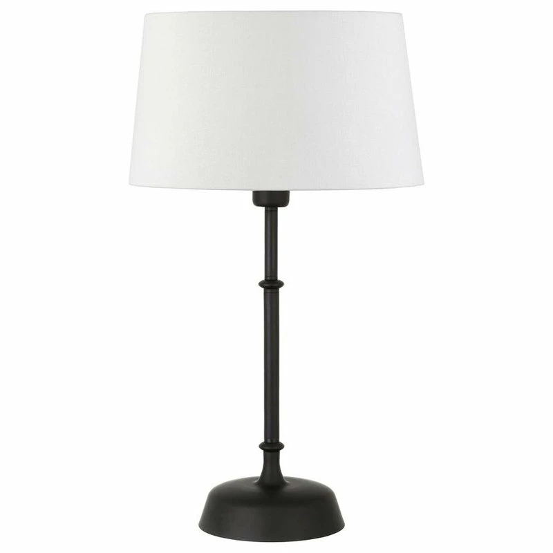 Budget โ Hudson&Canal Derek 24.25 Tall Table Lamp With Fabric Shade In Blackened Bronze/White ๐ 3 Budget โ Hudson&Canal Derek 24.25 Tall Table Lamp With Fabric Shade In Blackened Bronze/White ๐