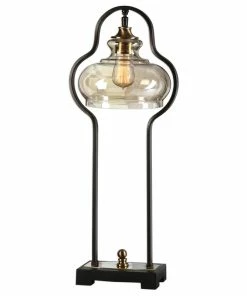 Promo ๐ฏ Vhomes Cotulla Aged Black Desk Lamp ๐