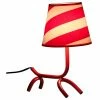 Flash Sale 🌟 Lumisource Woof Table Lamp With Red And White Finish LS-L-WFTBL R+W ⭐
