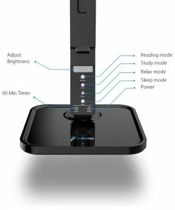 Buy 🌟 Anzy Led Desk Lamp Exclusive Model With Recessed Leds, 5-Level Dimmer -Jet Black ✨ -Adesso Sales Store 9b41ba1309625b20 4461 w800 h800 b1 p0