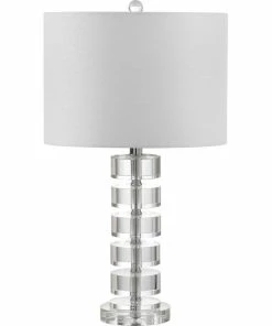 Budget ๐ Safavieh Frances Table Lamp (Set Of 2) - Clear, Off White ๐งจ