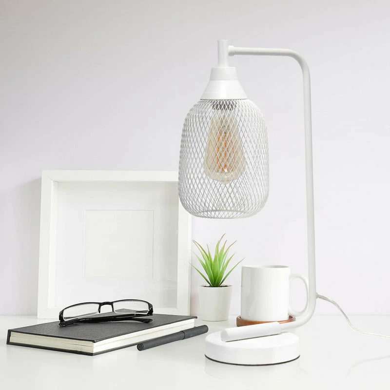 Best Pirce โ All The Rages Inc. Contemporary Home Office Metal Mesh Wire Shade Desk Lamp In Matte White Finish ๐คฉ 11 Best Pirce โ All The Rages Inc. Contemporary Home Office Metal Mesh Wire Shade Desk Lamp In Matte White Finish ๐คฉ - Image 9
