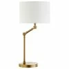 Best Pirce 🧨 Hudson&Canal Lucas Height-Adjustable Table Lamp With Fabric Shade In Brushed Brass/White 🛒 -Adesso Sales Store aee1c318038df2c8 7740 w800 h800 b1 p0