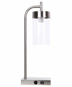 Coupon โค๏ธ LumiSource 21" Brushed Nickel Desk Lamp With USB Port In Base, Clear Glass Shade ๐ 9 Coupon โค๏ธ LumiSource 21" Brushed Nickel Desk Lamp With USB Port In Base, Clear Glass Shade ๐ -Adesso Sales Store b0415f7c027d0de1 9091 w800 h800 b1 p0