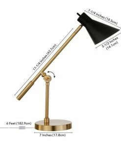 Brand new 😉 Henn&Hart 7" Brass Finish Metal Table Lamp ✨ -Adesso Sales Store b2f158e701ade155 2448 w800 h800 b1 p0