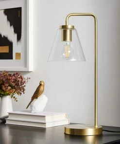 Outlet 🥰 America Luxury Table Desk Lamp, Gold, Glass, Modern, Mid Century Cafe Bistro Hospitality ✨ -Adesso Sales Store b311223c03051700 9730 w800 h800 b0 p0