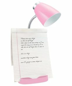Promo 😀 All The Rages Inc. Limelights Gooseneck Organizer Desk Lamp With With Pink Finish LD1002-PNK ⭐ -Adesso Sales Store b6011aa400a7fd06 4646 w800 h800 b1 p0
