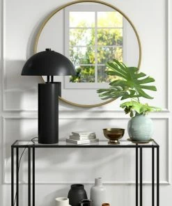 Outlet 🤩 Hudson&Canal York 27 Tall Table Lamp With Metal Shade In Blackened Bronze/Blackened Bronze 😍 -Adesso Sales Store c8d16c5903aaf080 2088 w800 h800 b0 p0