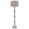 New 👏 Ashley Furniture Industries Bernadate Whitewash Poly Floor Lamp, 62" H ✔️ -Adesso Sales Store cf5115020f40437b 8401 w800 h800 b1 p0