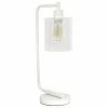 Budget 🛒 All The Rages Inc. Lalia Home Modern Iron Desk Lamp With Glass Shade, White ❤️ -Adesso Sales Store cf6152fc0188ff1f 4056 w800 h800 b1 p0