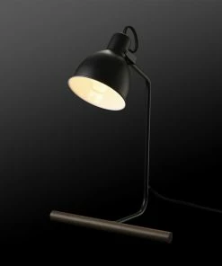 Cheap 😍 Globe Electric Cole 18" Matte Black Desk Lamp With Faux Wood Accent And LED Bulb Included ⌛ -Adesso Sales Store d531e489026abc70 0469 w800 h800 b0 p0