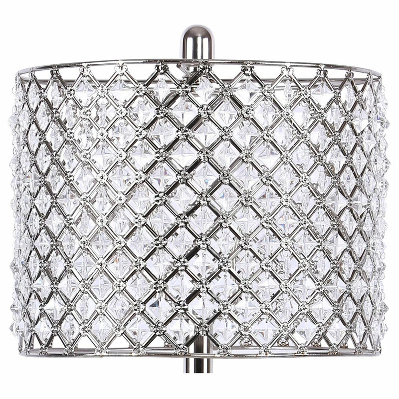 Wholesale ๐ LumiSource 26.5" Polished Nickel Table Lamp, Crystalline Polished Nickel Shades, Set Of 2 ๐คฉ 6 Wholesale ๐ LumiSource 26.5" Polished Nickel Table Lamp, Crystalline Polished Nickel Shades, Set Of 2 ๐คฉ - Image 4