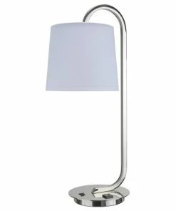 Hot Sale 🌟 Aspen Creative Corporation 40054, 25 1/2" High Modern Metal Desk Lamp, Polished Nickel Finish 🔔