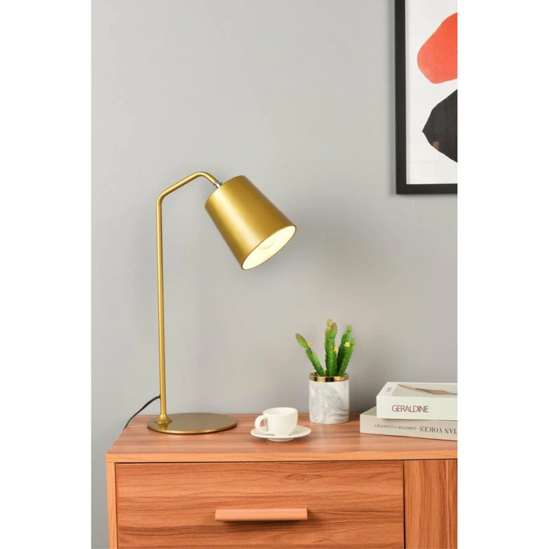 Coupon 👏 Elegant Furniture & Lighting Leroy 1 Light Brass Table Lamp 🛒 4 Coupon 👏 Elegant Furniture & Lighting Leroy 1 Light Brass Table Lamp 🛒 - Image 2