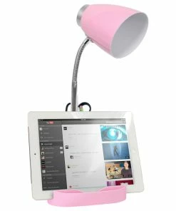 Promo 😀 All The Rages Inc. Limelights Gooseneck Organizer Desk Lamp With With Pink Finish LD1002-PNK ⭐ -Adesso Sales Store e331e98100a7fcfd 4646 w800 h800 b1 p0