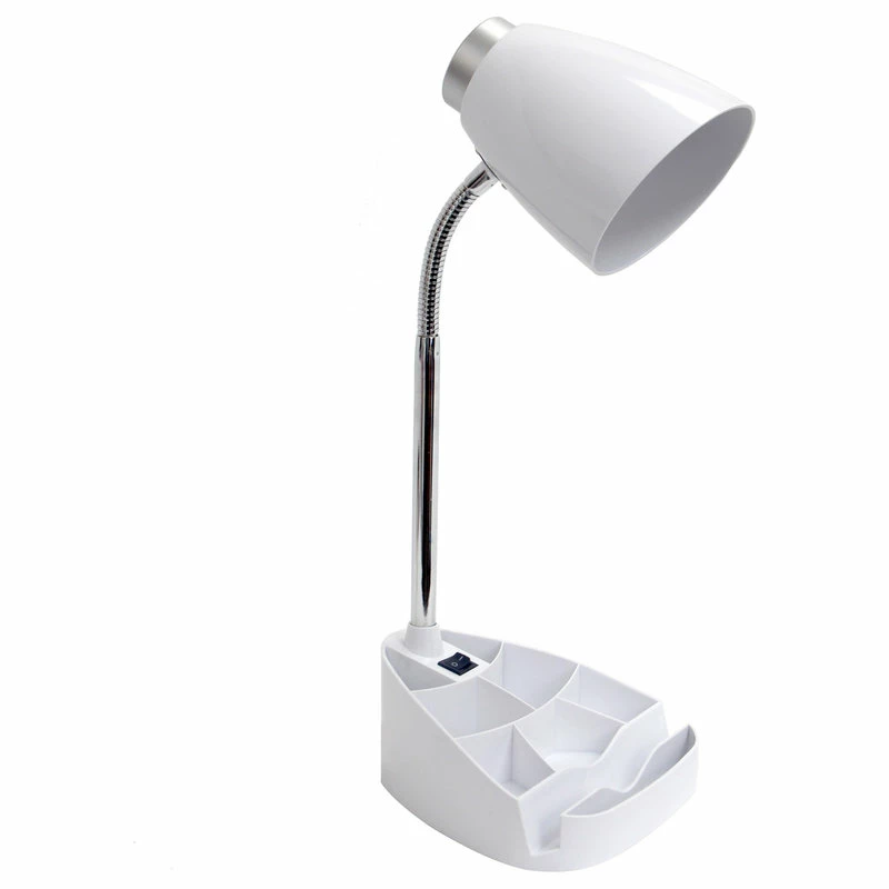 Cheapest ๐ All The Rages Inc. Limelights Gooseneck Organizer Desk Lamp With White Finish LD1002-WHT ๐ฅฐ 3 Cheapest ๐ All The Rages Inc. Limelights Gooseneck Organizer Desk Lamp With White Finish LD1002-WHT ๐ฅฐ