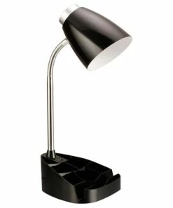 Best reviews of ๐ Alltherages Limelights Gooseneck Organizer Desk Lamp, Ipad Tablet Stand Book Holder, Black ๐