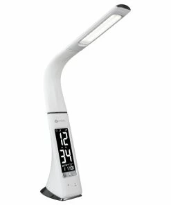 Best reviews of ❤️ HomeRoots Contemporary White Sanitizing LED Desk Lamp 👍