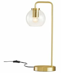 Deals 👏 America Luxury Table Desk Lamp, Gold, Glass, Metal, Modern, Mid Century Bistro Hospitality 😉 -Adesso Sales Store f1311f4203051640 9687 w800 h800 b1 p0