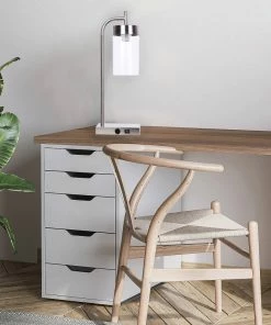 Coupon โค๏ธ LumiSource 21" Brushed Nickel Desk Lamp With USB Port In Base, Clear Glass Shade ๐ 8 Coupon โค๏ธ LumiSource 21" Brushed Nickel Desk Lamp With USB Port In Base, Clear Glass Shade ๐ -Adesso Sales Store f1b183a3027d0dde 9091 w800 h800 b0 p0