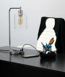 Best reviews of 🥰 Lalia Home Modern Iron Desk Lamp With USB Port And Glass Shade - Chrome 🥰 -Adesso Sales Store f3b1e759021ca316 5085 w800 h800 b0 p0