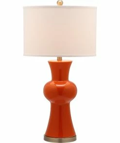 Deals 🧨 Safavieh Lola Column Lamp (Set Of 2) - Orange 🤩 -Adesso Sales Store f3e10c490930d5be 7923 w800 h800 b1 p0