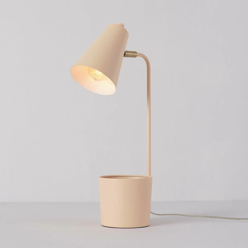 New ๐ Globe Electric Taylor 18" Matte Pink Organizer Desk Lamp With Brass Pivot Joint ๐ 6 New ๐ Globe Electric Taylor 18" Matte Pink Organizer Desk Lamp With Brass Pivot Joint ๐ - Image 4