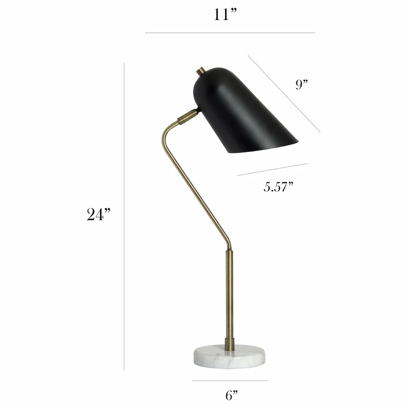 Hot Sale โค๏ธ Elegant Designs Antique Brass And Marble Base Arched Desk Lamp ๐ 6 Hot Sale โค๏ธ Elegant Designs Antique Brass And Marble Base Arched Desk Lamp ๐ - Image 4