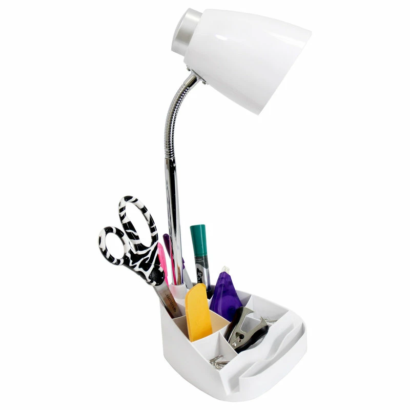 Cheapest ๐ All The Rages Inc. Limelights Gooseneck Organizer Desk Lamp With White Finish LD1002-WHT ๐ฅฐ 6 Cheapest ๐ All The Rages Inc. Limelights Gooseneck Organizer Desk Lamp With White Finish LD1002-WHT ๐ฅฐ - Image 4