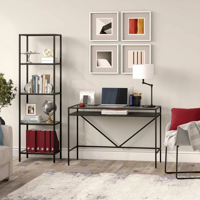 Wholesale ๐ Hudson&Canal Lucas Height-Adjustable Table Lamp With Fabric Shade In Blackened Bronze/White ๐ 5 Wholesale ๐ Hudson&Canal Lucas Height-Adjustable Table Lamp With Fabric Shade In Blackened Bronze/White ๐ - Image 3