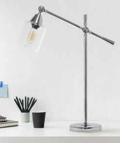 Best Pirce 😍 All The Rages Inc. Elegant Designs Living Room And Office Tilting Arm Desk Lamp, Chrome 🛒 -Adesso Sales Store fe41d5a202b05a45 0720 w800 h800 b0 p0