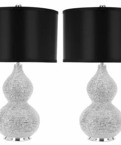Coupon 🤩 Safavieh Nicole Beaded Table Lamp (Set Of 2) - Silver ✨