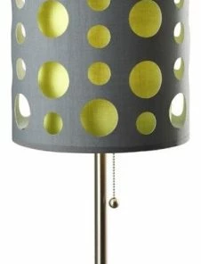 Outlet 🥰 Ore International 33"H Modern Retro Gray-Green Table Lamp 🌟