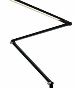 Discount 🎉 Koncept Inc. Z-Bar Slim Desk Lamp, Base, Cool Light, LED, Metallic Black, 14.5"H 😀