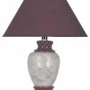 Cheapest 🤩 Ore International 13"H Ceramic Table Lamp, Burgundy 🤩